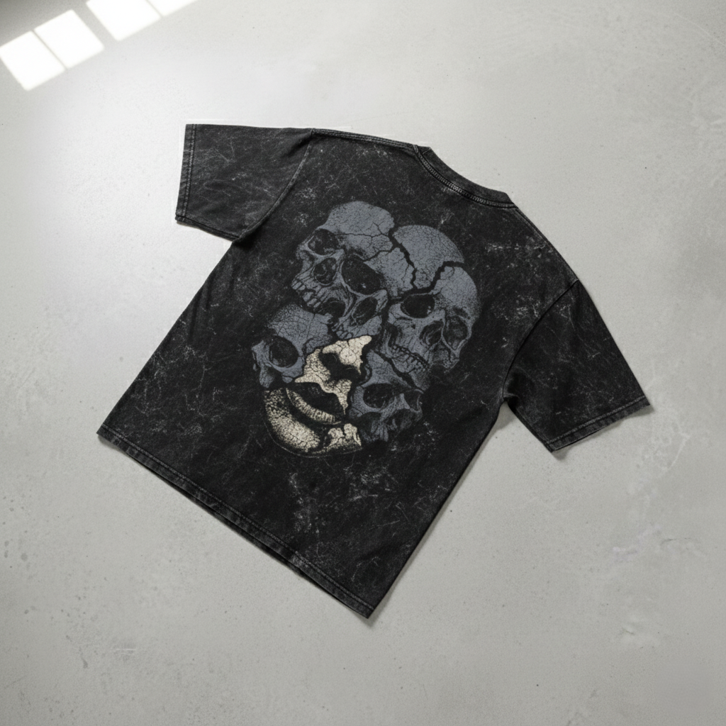 INNER COLLAPSE — Acid Washed Oversized Tee