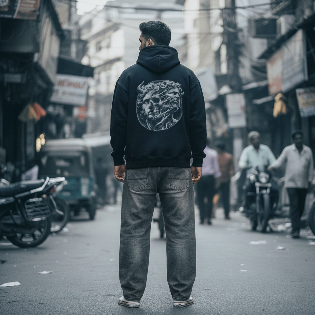 FRACTURED IDENTITY — Oversized Hoodie