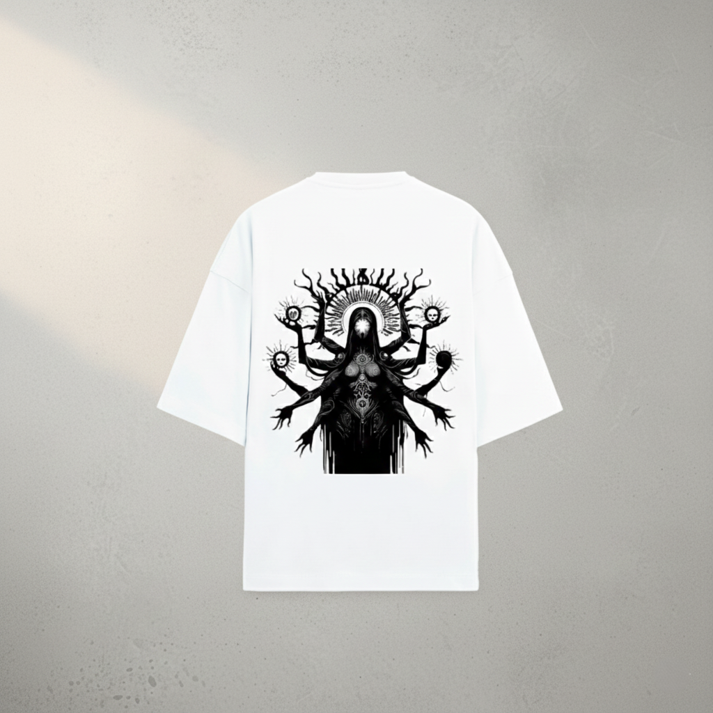 SACRED DUALITY — Oversized Graphic Tee