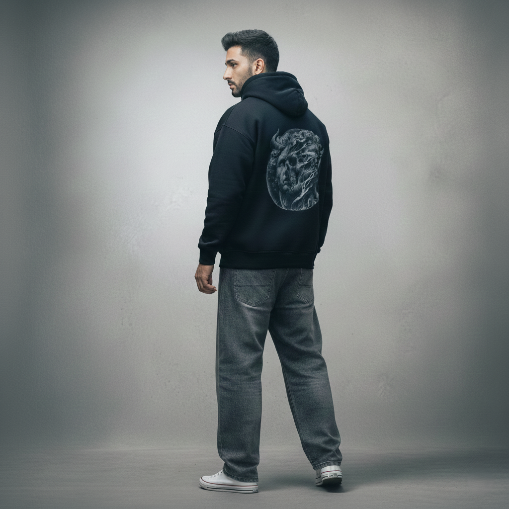 FRACTURED IDENTITY — Oversized Hoodie