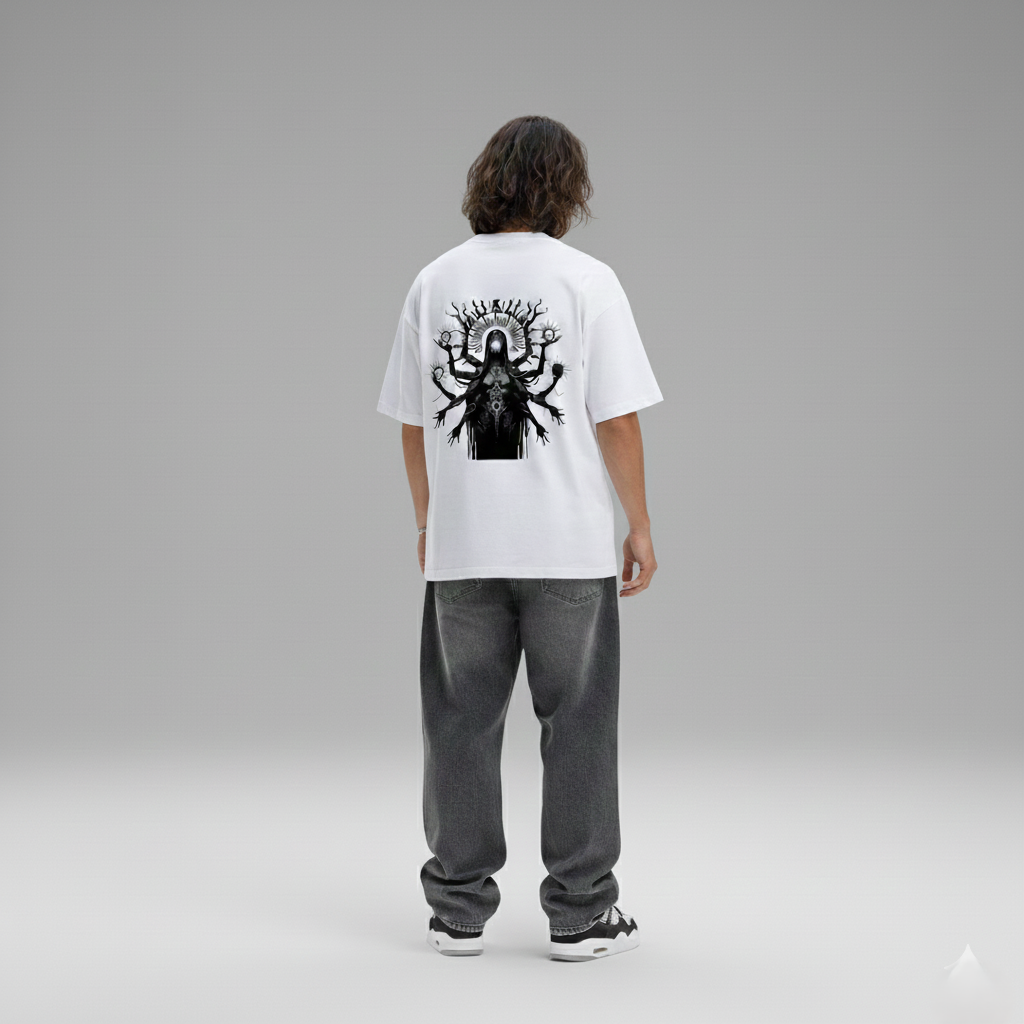 SACRED DUALITY — Oversized Graphic Tee