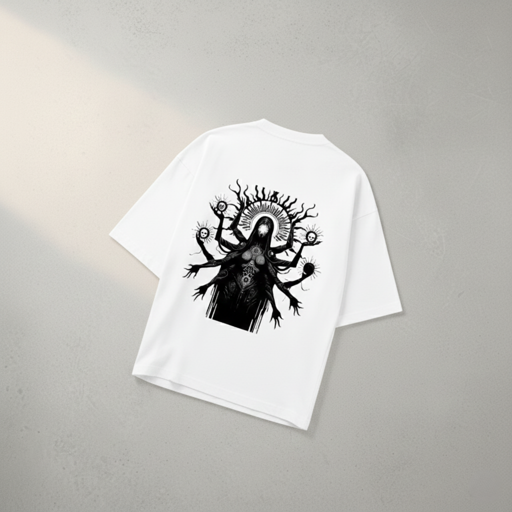 SACRED DUALITY — Oversized Graphic Tee
