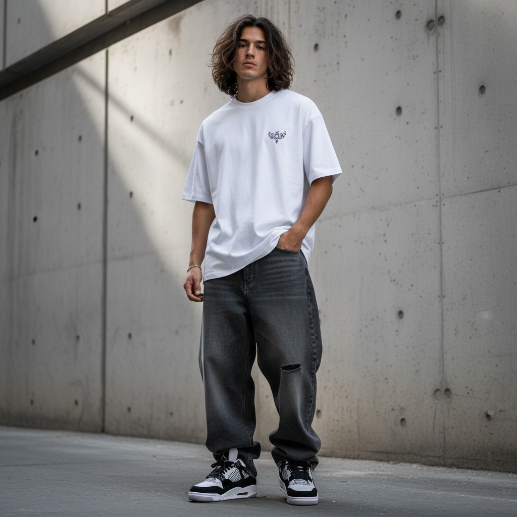 SACRED DUALITY — Oversized Graphic Tee