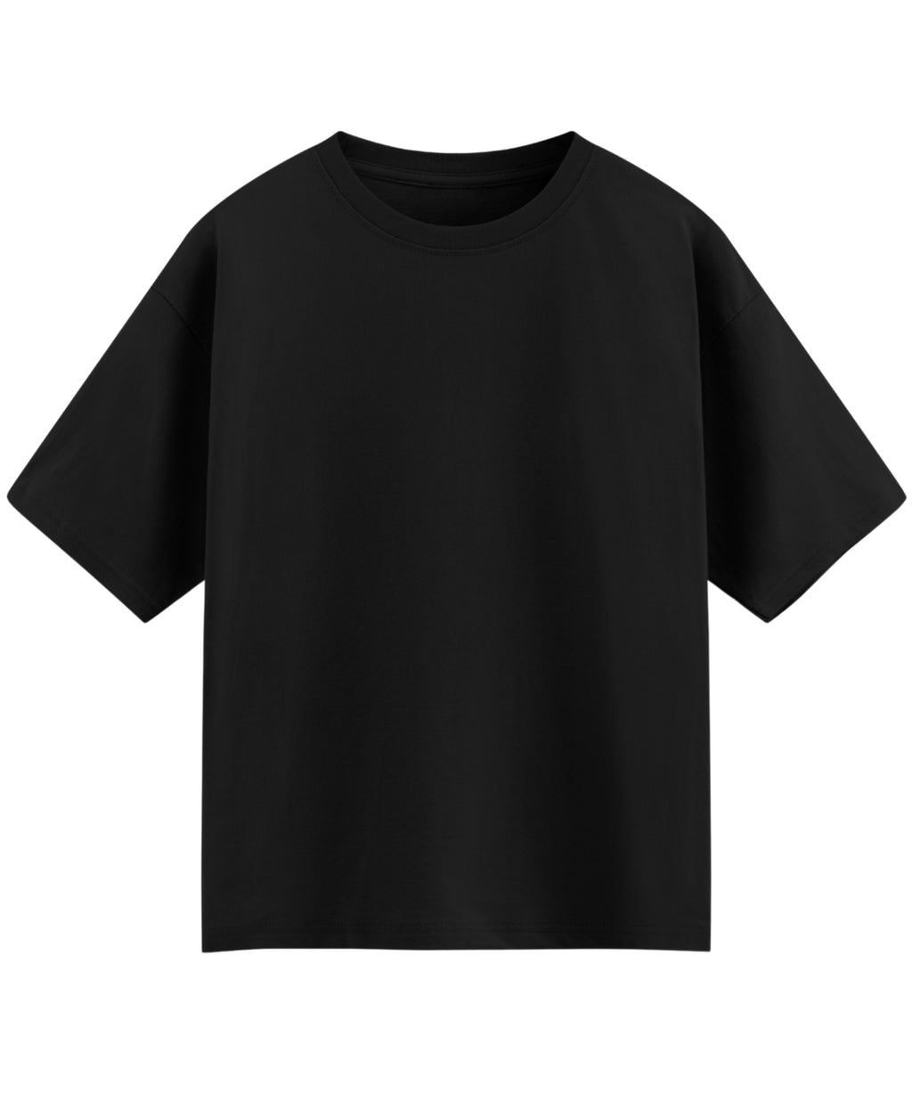 Black Oversized T-shirt Front Design