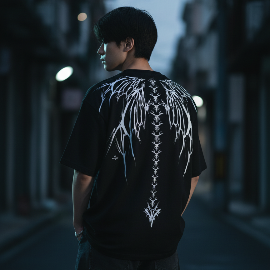 Sinful Decade: Spine of the Fallen Oversize Tee